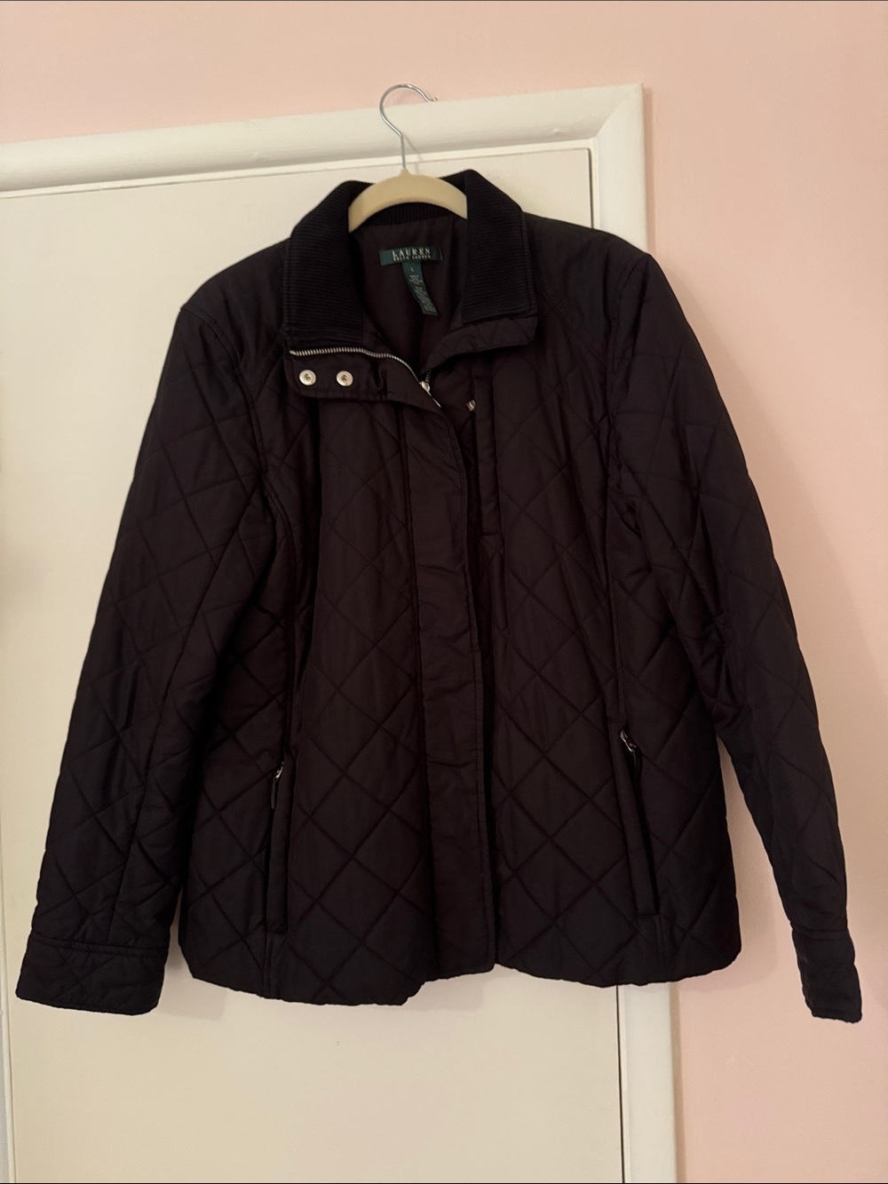 Lauren Ralph Lauren Black Quilted  Jacket